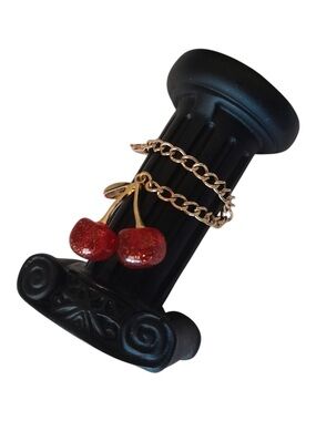 Mini Cherry Chain Charm